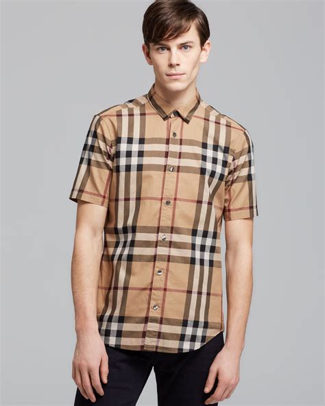 burberry men's shirtssale|Burberry plaid shirts for men.